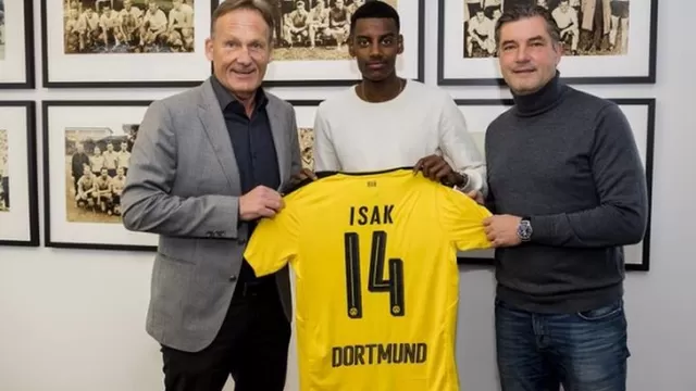 Isak prefirió fichar por el Borussia Dortmund. 