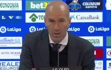 Real Madrid: "Quedan muchos puntos", comentó Zidane tras empate ante Getafe - Noticias de zinedine zidane