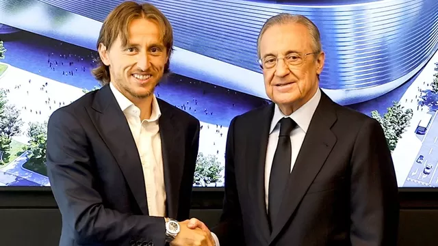 Real Madrid renovó contrato con Luka Modric por una temporada