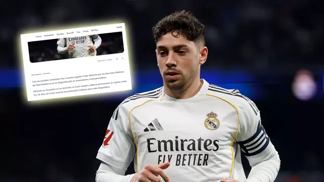 Real Madrid dio a conocer el parte médico de Federico Valverde luego de la pelea con Aurélien Tchouaméni / Foto: Web Real Madrid