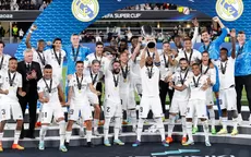 Real Madrid se consagró campeón de la Supercopa de Europa al superar al Frankfurt - Noticias de 