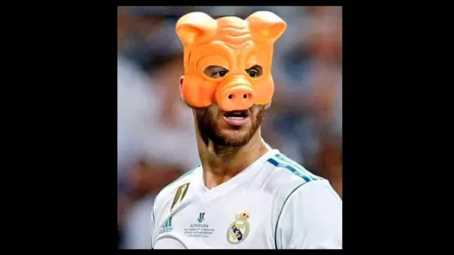 Sergio Ramos protagoniz&amp;oacute; memes este viernes.-foto-1