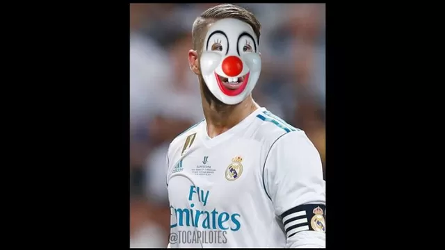 Sergio Ramos protagoniz&amp;oacute; memes este viernes.-foto-5