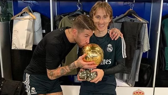 Sergio Ramos &amp;quot;reclam&amp;oacute;&amp;quot; un bal&amp;oacute;n de Oro como el de Luka Modric | Foto: Instagram Sergio Ramos.