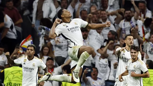 Gol de Jude Bellingham para el triunfo del Real Madrid. | Foto: AFP/Video: ESPN