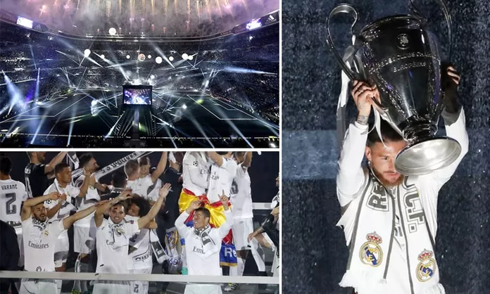 Real Madrid terminó en el Santiago Bernabéu los festejos por la ...