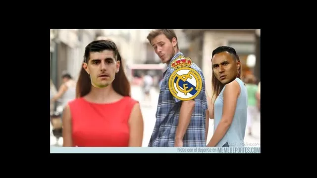 Los memes del pase de Courtois al Real Madrid.-foto-1