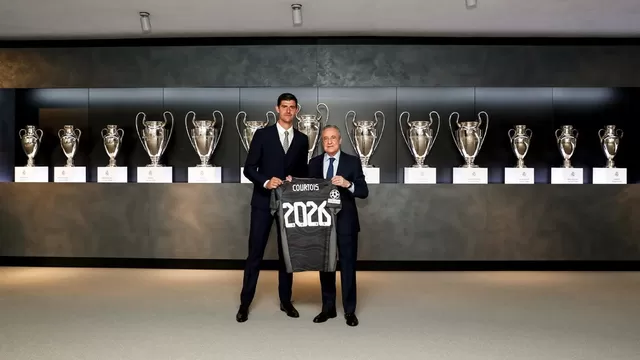 Real Madrid: Thibaut Courtois renovó con el club hasta 2026