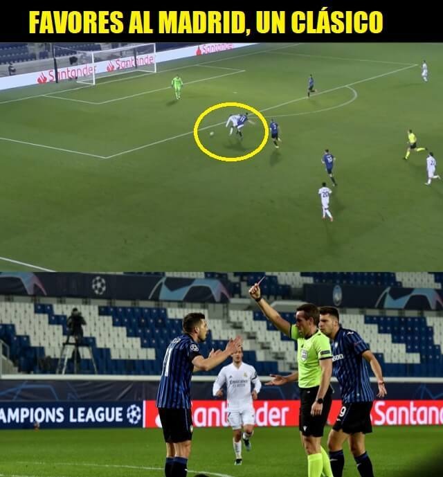 Los memes del Atalanta vs. Real Madrid (0-1) por Champions League.