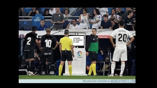 Real Madrid venció 4-1 al Valladolid por La Liga Santander y generó estos memes
