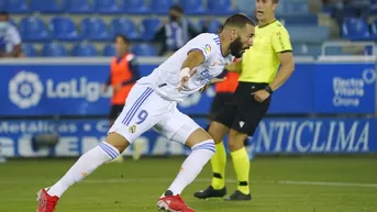 Real Madrid vs. Alavés: Hazard asistió de taco y Benzema marcó el 1-0 de volea