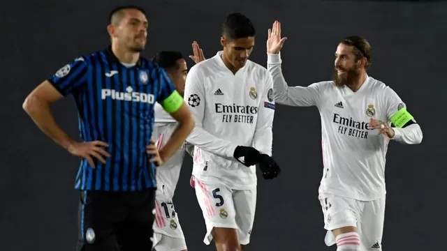 Real Madrid venció 3-1 al Atalanta y avanzó a cuartos de la Champions League