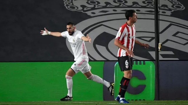 Real Madrid venció 3-1 al Athletic Club por la Liga española