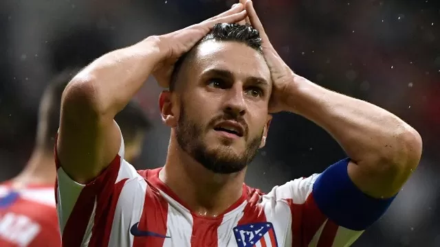 Koke marcó el 1-0 ante el Barcelona. | Foto: AFP/Video: Movistar