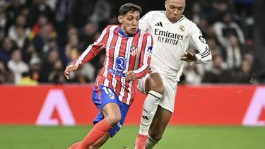 Empate a uno en el derbi madrileño entre Real Madrid y Atlético de Madrid por la fecha 23 de LaLiga. | Foto: AFP