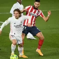 Real Madrid rescató un empate 1-1 sobre el final ante Atlético en el derbi de LaLiga Santander