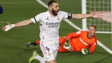 Karim Benzema, delantero francés de 33 años. | Foto: EFE/Video: Bein Sports