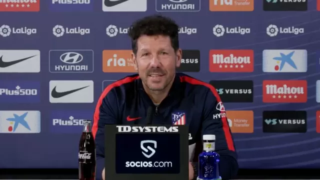 Aquí la declaración del DT del Atlético de Madrid | Video: Canal+.