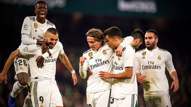 Real Madrid venció 2-1 al Betis con golazos de Modric y Ceballos