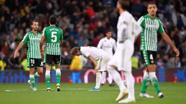 Real Madrid empató 0-0 con Betis y perdió chance de ser líder de LaLiga