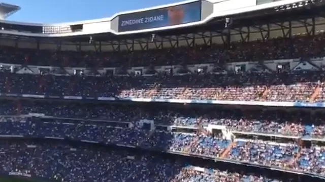Zinedine Zidane volvi&amp;oacute; como entrenador del Real Madrid 284 d&amp;iacute;as.  | Foto: Captura de Video.