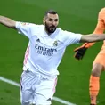 Real Madrid vs. Eibar: Benzema marcó el primero a los 5 minutos de juego