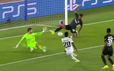 Real Madrid vs. Eintracht Frankfurt: Tuta evitó gol de Vinicius con espectacular salvada - Noticias de bloqueador