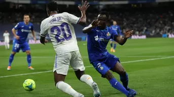 Real Madrid vs. Getafe: Vinicius burló la marca de rival con genial huacha