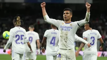 Real Madrid derrotó 2-0 al Getafe con goles de Casemiro y Lucas Vázquez