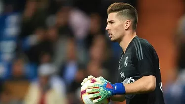 Luca Zidane, portero e hijo de Zinedine Zidane. | Foto: AFP