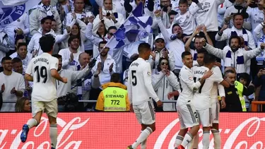 Karim Benzema y Gareth Bale anotaron los goles del Real Madrid. | Foto: AFP