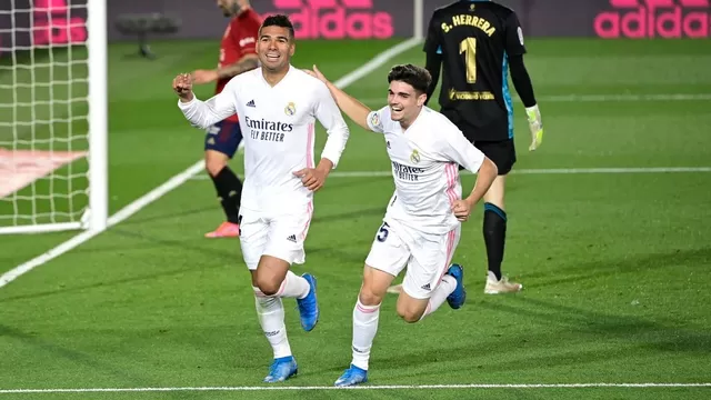 Real Madrid vs. Osasuna: Insólito gol de Casemiro pone el 2-0 en el Di Stéfano