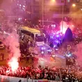 ¡&quot;Brutal bienvenida&quot;!: Espectacular recibimiento al Real Madrid en el Santiago Bernabéu