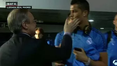 Florentino P&amp;eacute;rez y Cristiano Ronaldo.