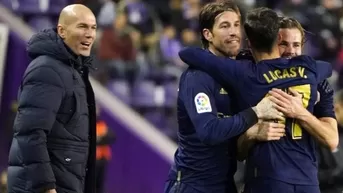 Real Madrid venció 1-0 al Real Valladolid y tomó en solitario la punta de La Liga