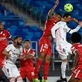 Real Madrid empató 2-2 con Sevilla y dejó al Atlético en la cima de LaLiga