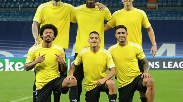 El Sheriff Tiraspol de Gustavo Dulanto reconoció el Santiago Bernabéu | Foto: Agencias. El Sheriff Tiraspol de Gustavo Dulanto reconoció el Santiago Bernabéu | Foto: Agencias.