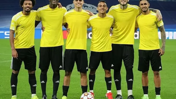 El Sheriff Tiraspol de Gustavo Dulanto reconoció el Santiago Bernabéu | Foto: Agencias. El Sheriff Tiraspol de Gustavo Dulanto reconoció el Santiago Bernabéu | Foto: Agencias.