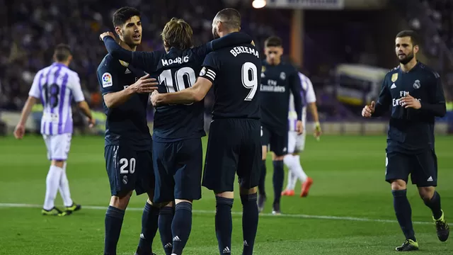 Real Madrid golea 4-1 en Valladolid para frenar su crisis | Foto: AFP.