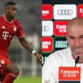 Real Madrid: Zidane evitó hablar sobre un eventual fichaje de David Alaba