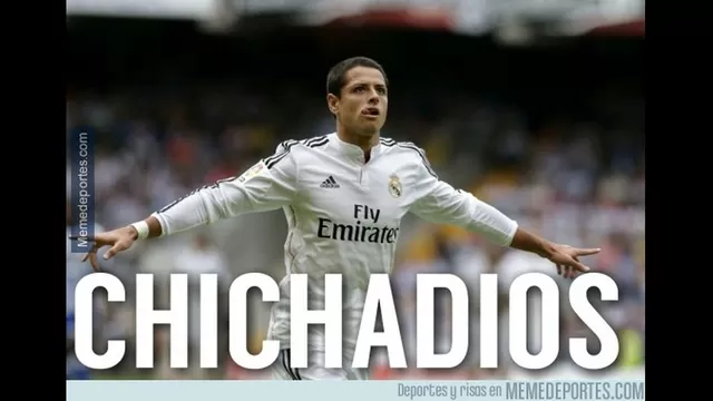Real Madrid vs. Atlético: &#39;Chicharito&#39; Hernández no se salvó de los memes-foto-1