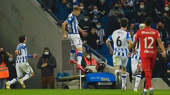 Real Sociedad venció 2-0 al Atlético Madrid y lo eliminó de la Copa del Rey