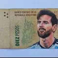 Una realidad: El rostro de Lionel Messi aparece en billete argentino