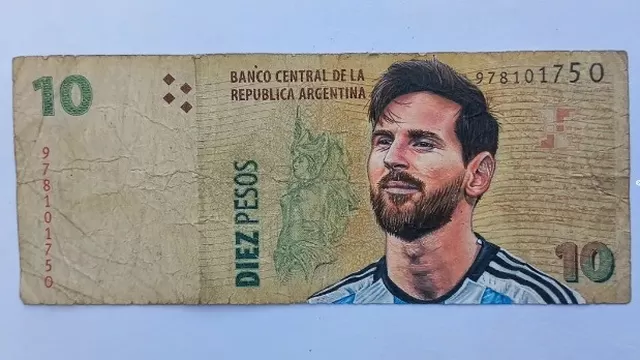 Una realidad: El rostro de Lionel Messi aparece en billete argentino