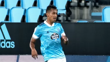 El peruano ingresó a los 72 minutos en reemplazo de Beltrán. | Foto: Celta de Vigo