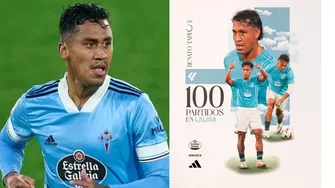 Renato Tapia cumplió sus 100 partidos con el Celta de Vigo, club que resaltó este importante momento / Foto: Celta de Vigo / Video: América Deportes