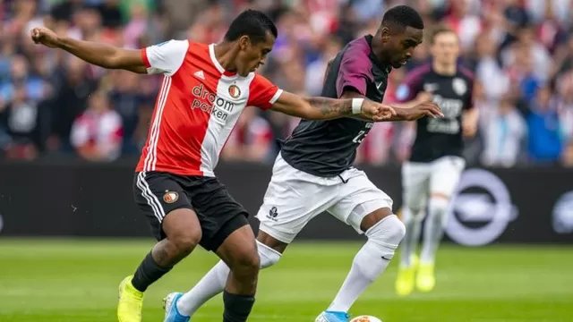 Tapia volvió a jugar noventa minutos con Feyenoord de Holanda. | Foto: VP