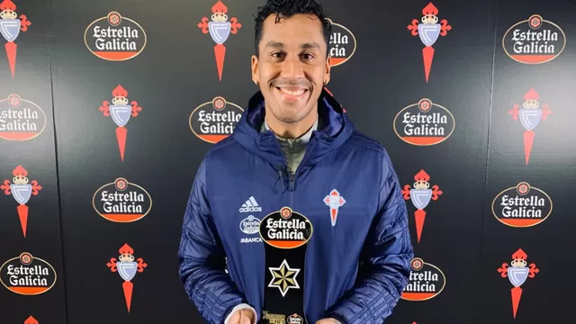 Renato Tapia fue elegido el mejor jugador del mes de enero en Celta de Vigo