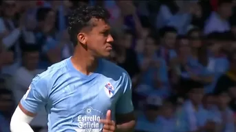 Renato Tapia jugó su último partido con el Celta de Vigo