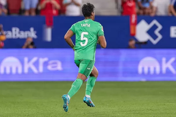 Renato Tapia en su debut con camiseta del Leganés. | Foto: Leganés.